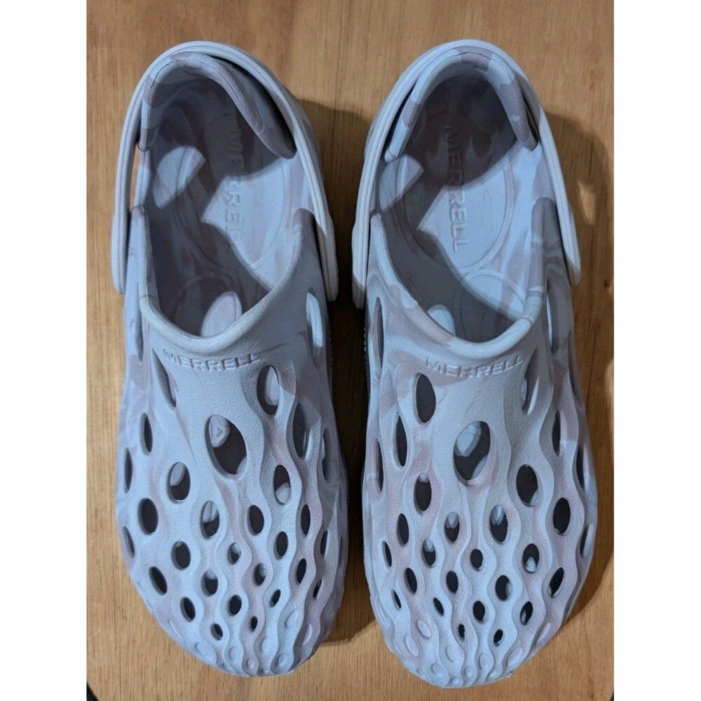 Merrell Hydro Moc Clogs Purple Lavender Marble Water Shoes Men 6.5 Women 8